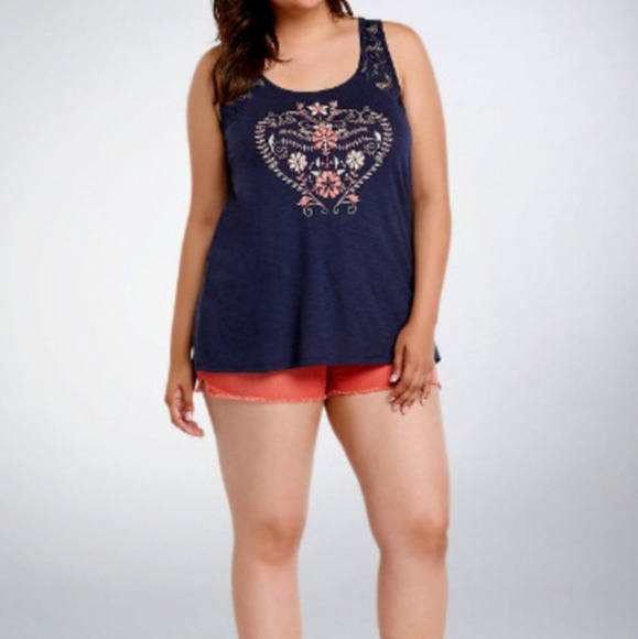 Torrid Red Denim Jeans - Picture 3 of 8